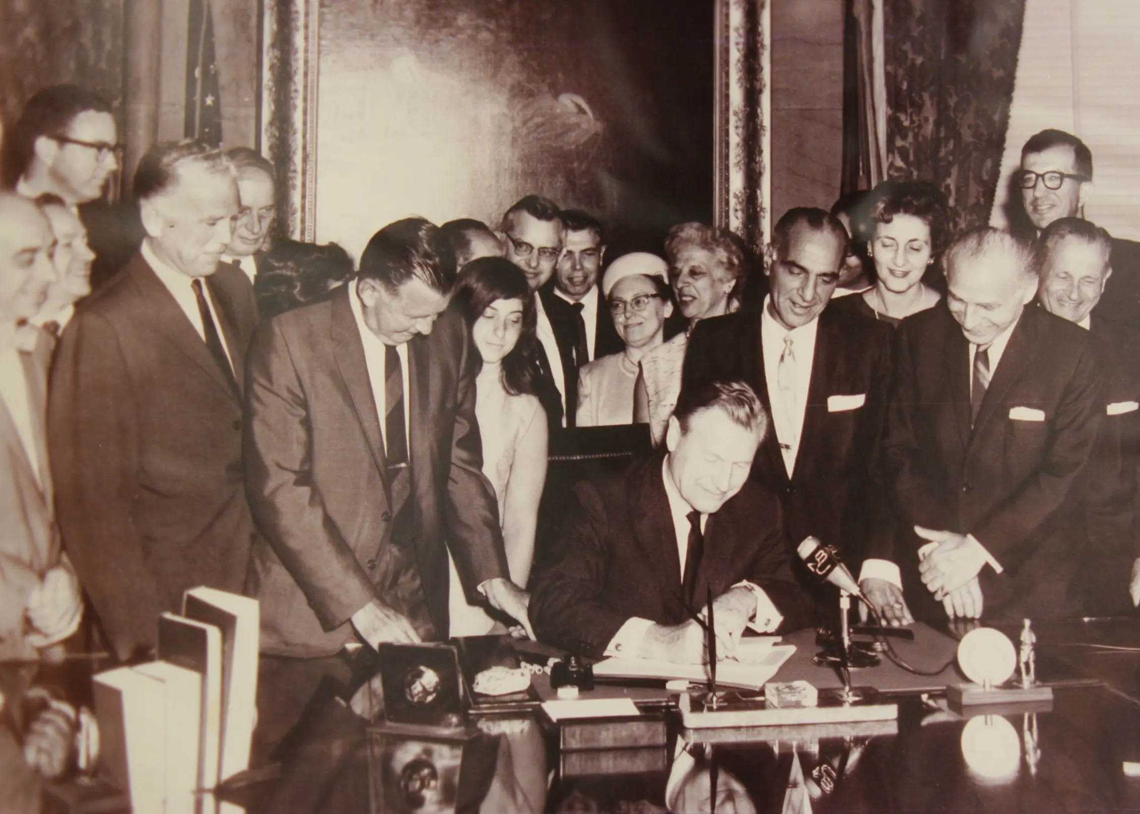 N. Rockefeller signing legislation