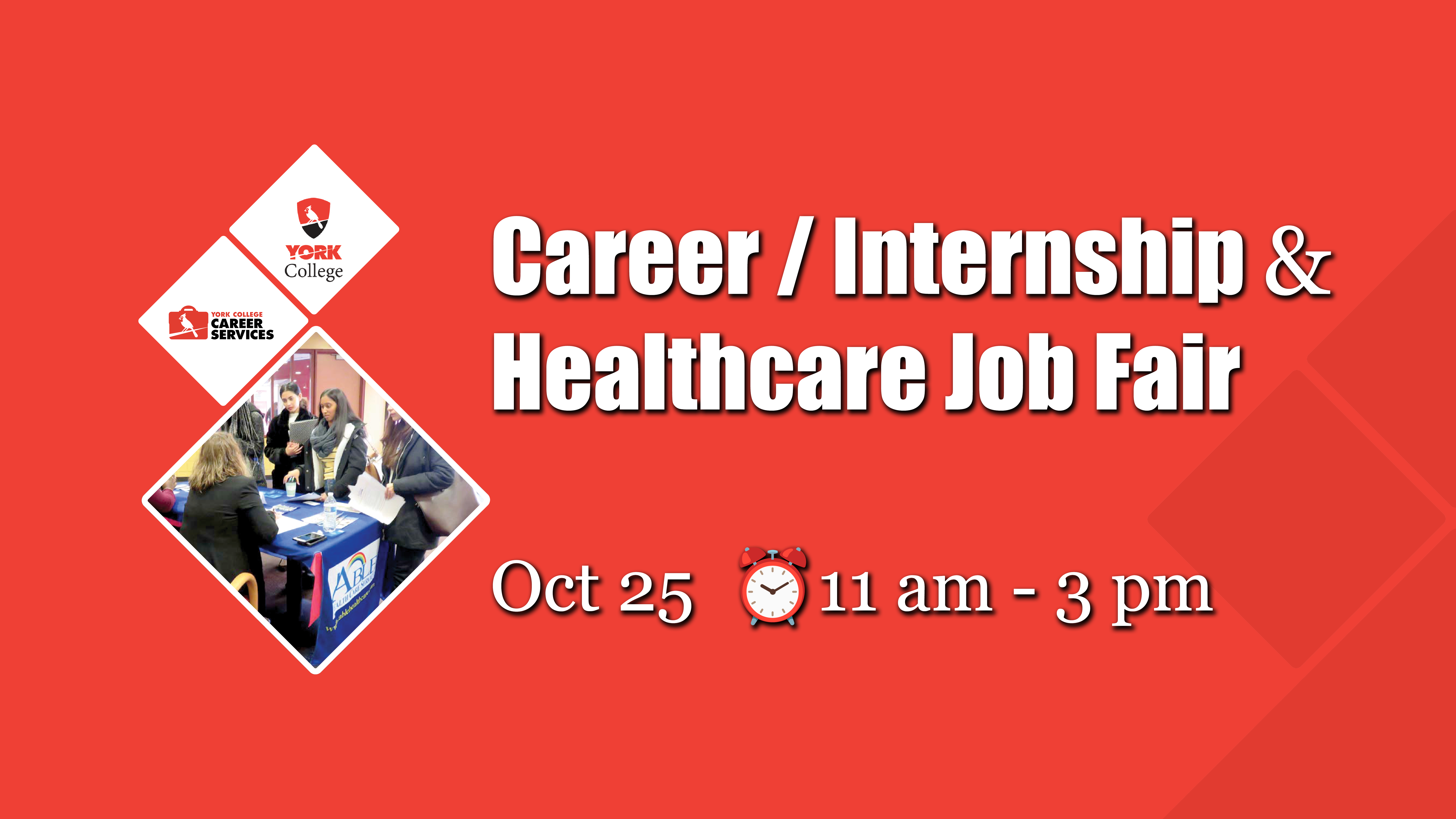 Career/Internship and Healthcare Job Fairs