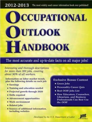 2013 Occupational Outlook Handbook Released - Career Resource Center ...