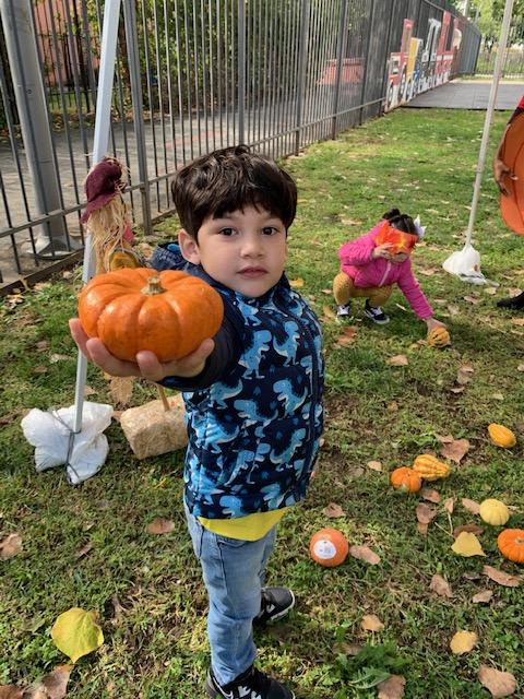 Child Holding Punking