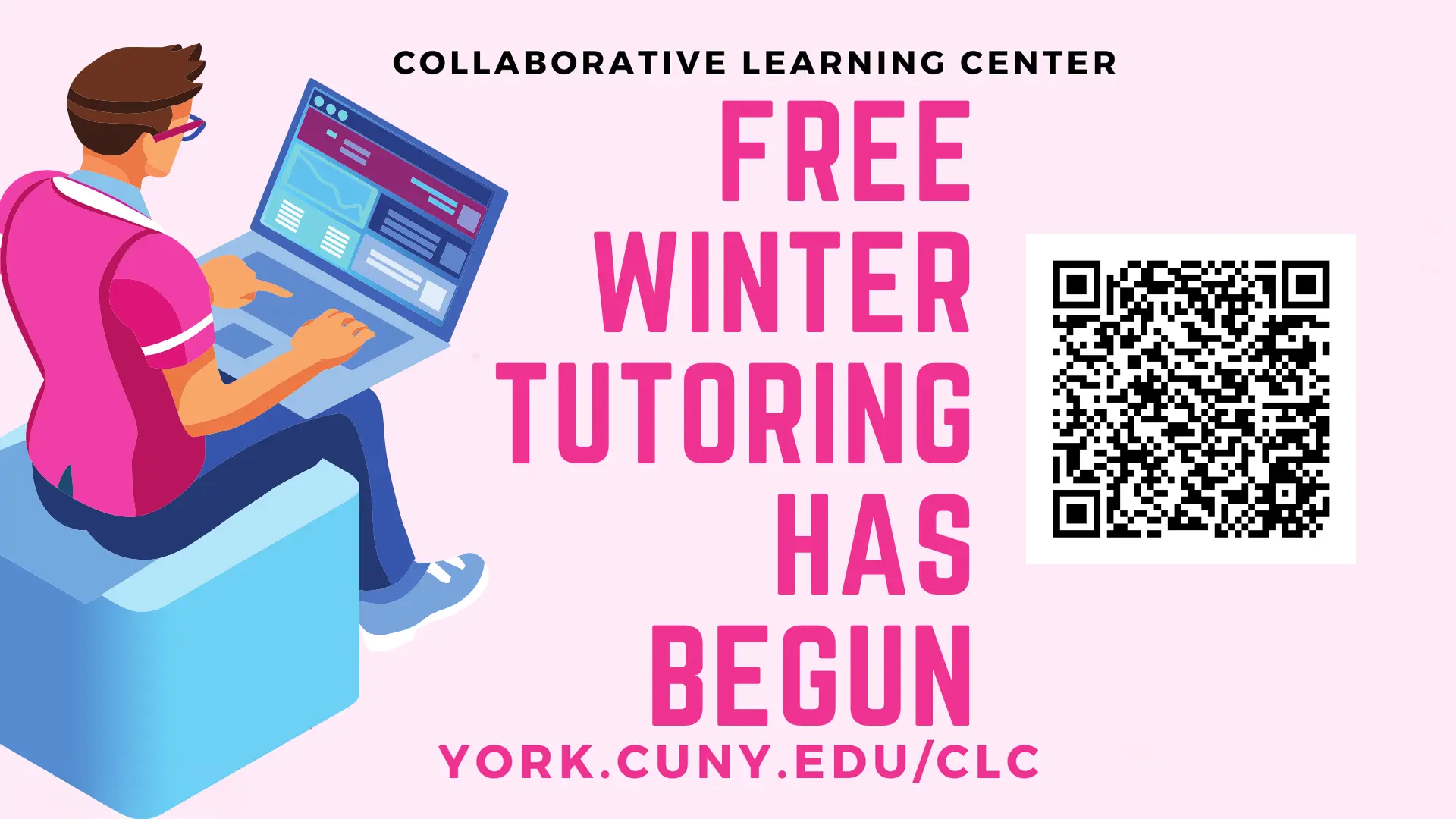 CLC Winter Online Tutoring Available! Collaborative Learning Center