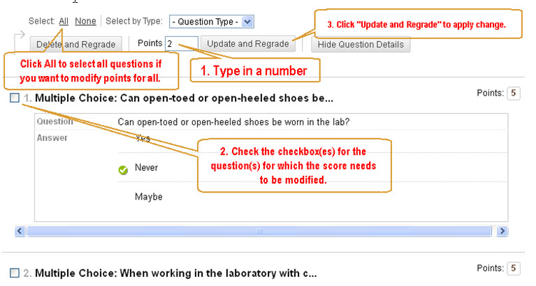 Regrade Test