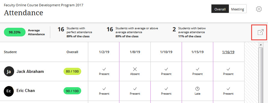 Download Attendance