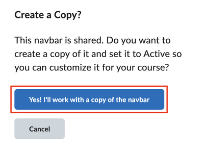 Make a copy of the course nabber