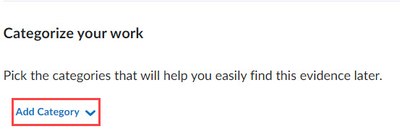 Click Add Category link