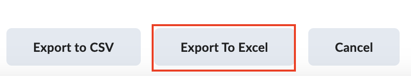 Export to Excel