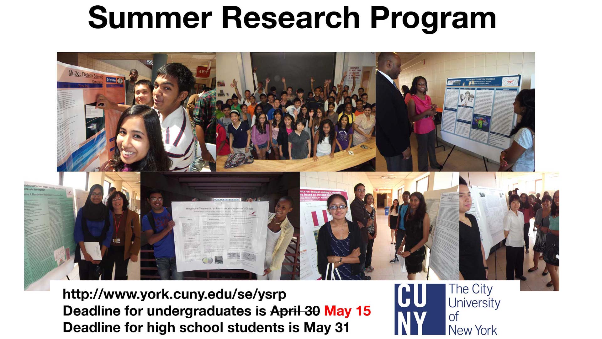 summer research programs in new york