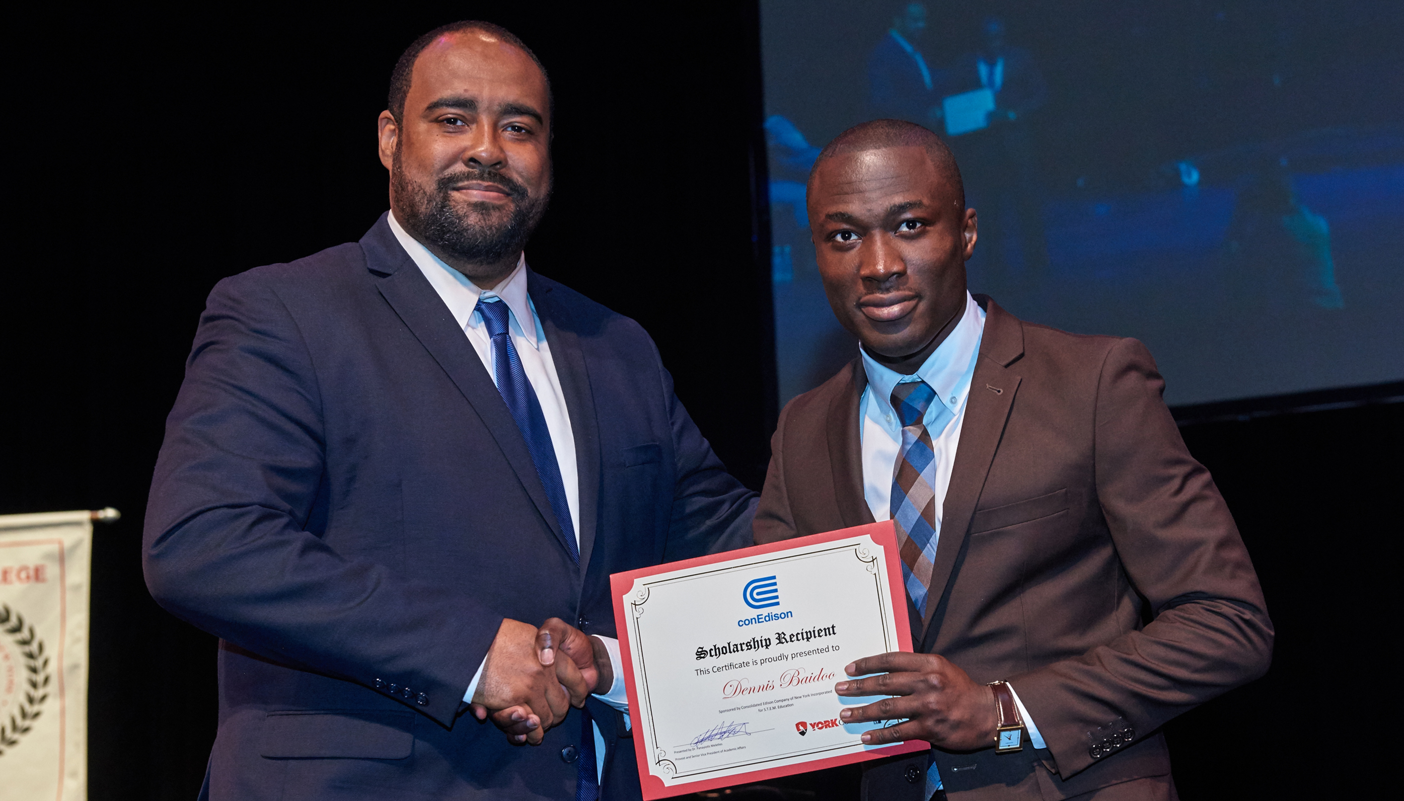 2017 Honors Recognition Ceremony, Con Edison Scholarship Recipient: Dennis Baidoo