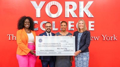 New York City FC Makes Multi-Million Philanthropic Gift to York College