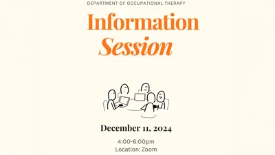 Occupational Therapy: Information Session