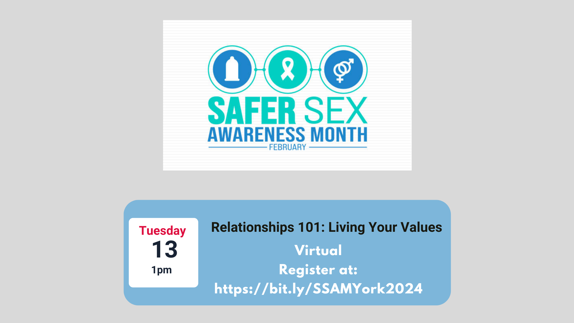 Safer Sex Awareness Month Relationships 101